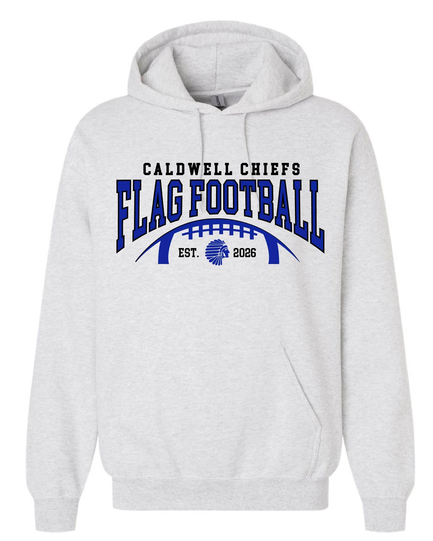 Flag Football hoodie - Ash Grey
