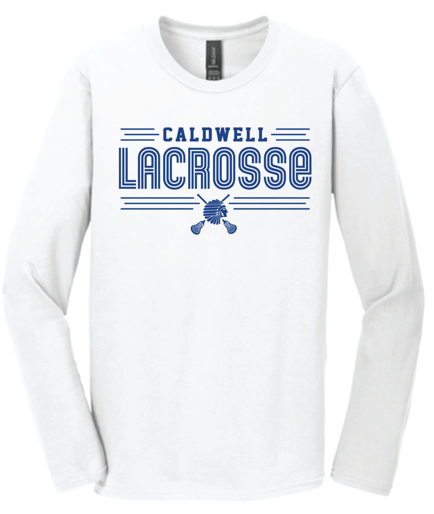 Caldwell Lacrosse new long sleeve - white (adult/youth)