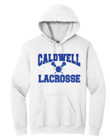 caldwell lax hoodie - white (adult/youth)