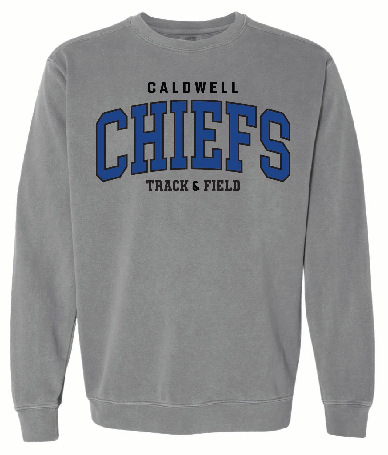 CHIEFS TRACK & FIELD crew - vintage grey