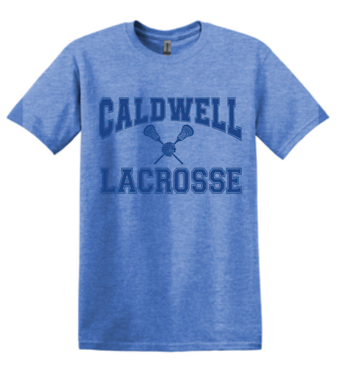 LAX tee heather royal
