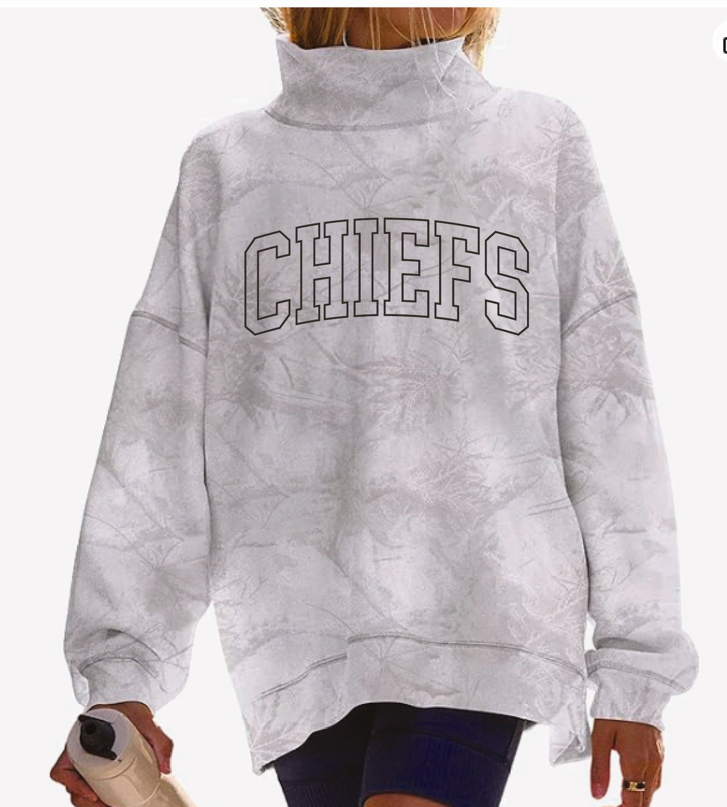 Camo Chiefs Mock neck