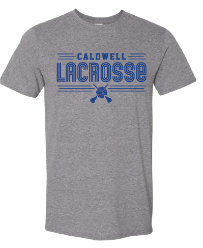 Retro Lax tee - hthr grey