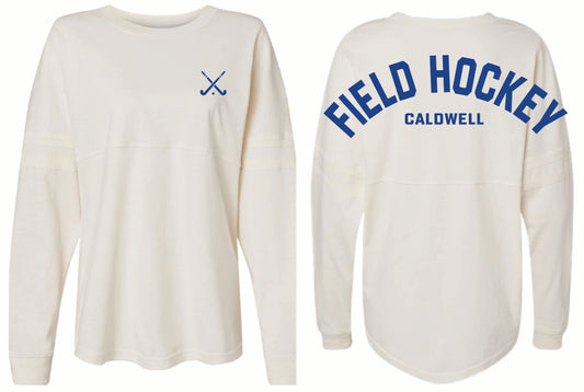 FH Caldwell Field Hockey long sleeve jersey tee front and back