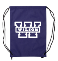 Blue Cinch Bag