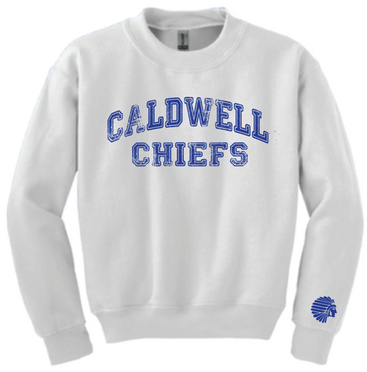 caldwell chiefs crewneck (adult/youth)