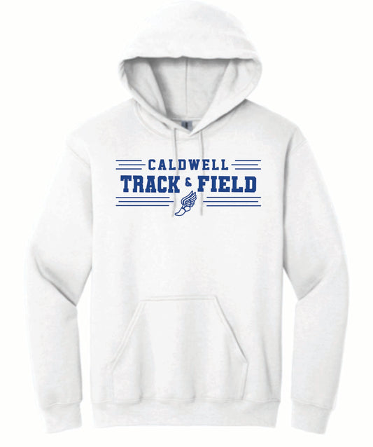 TRACK & FIELD white hoodie