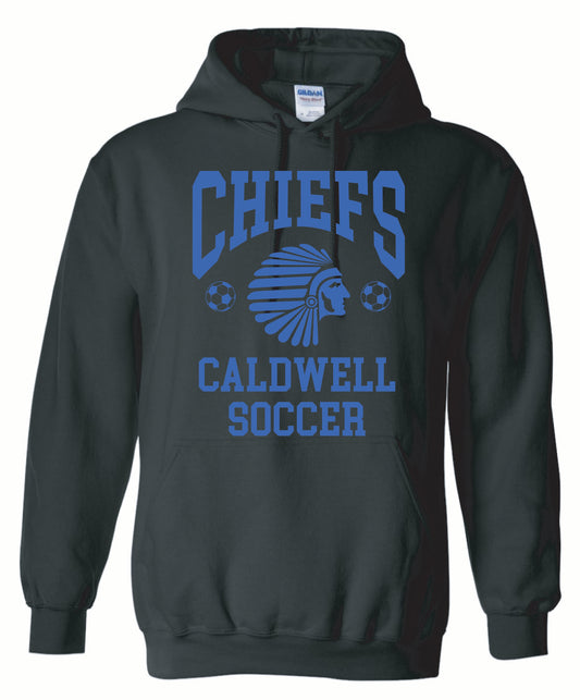 Chiefs Caldwell soccer hoodie - adult/youth - black