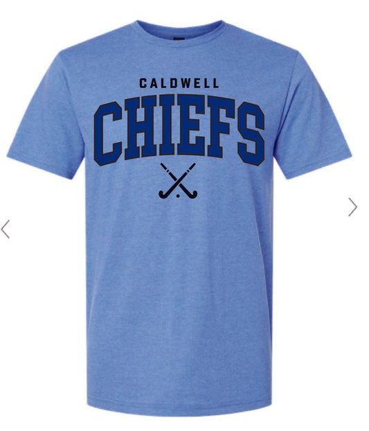 CHIEFS FH tee heather royal