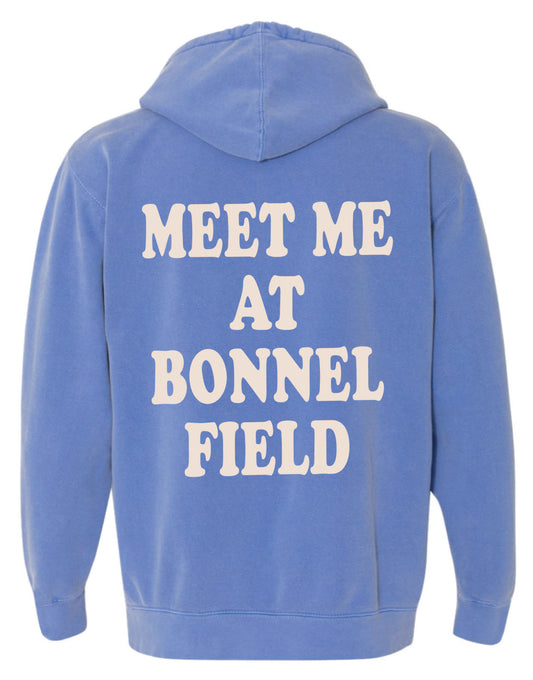 MEET ME AT BONNEL FIELD hoodie- adult - vintage royal