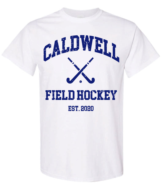 CHIEFS FH distressed print tee white