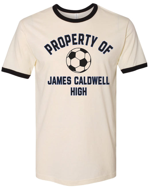 Ringer Tee - adult - ivory/black