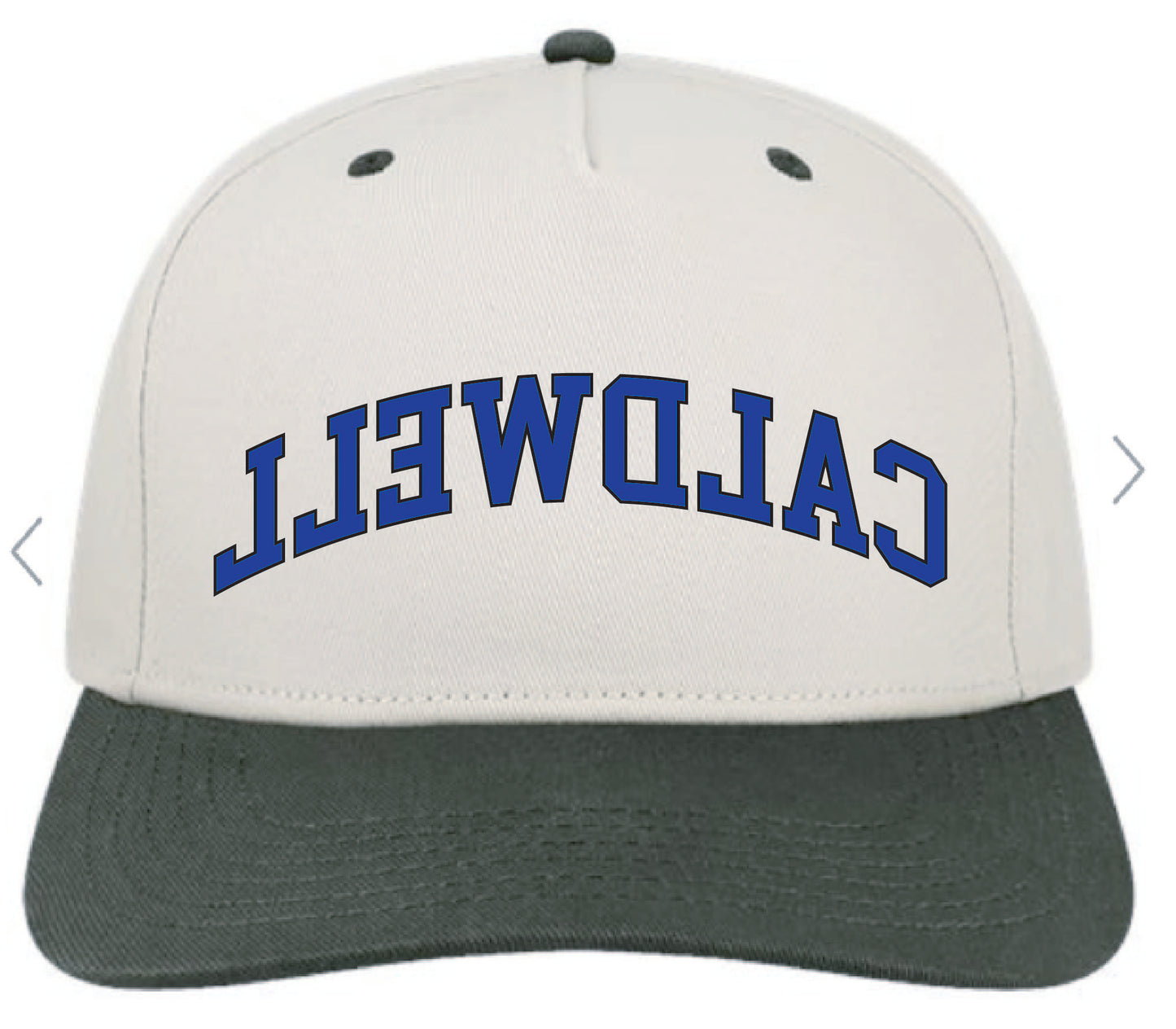 reverse Caldwell hat