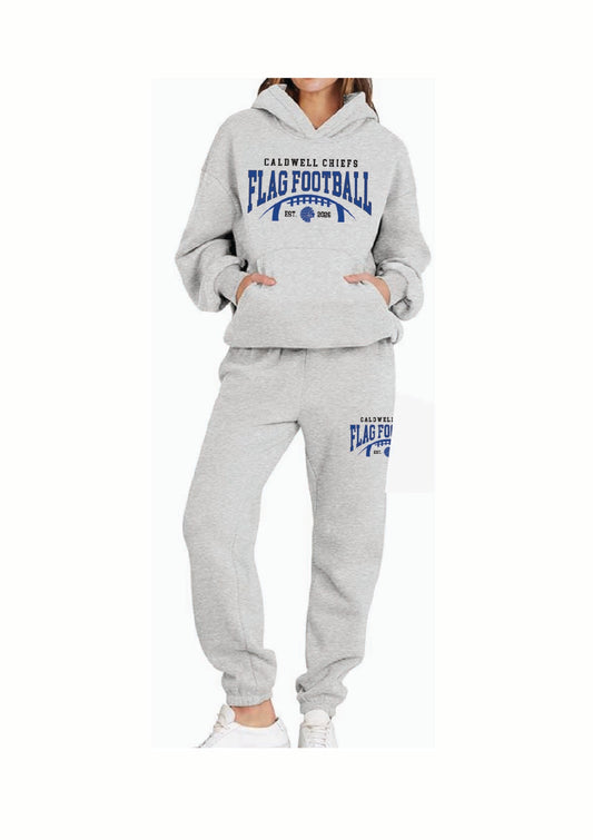 Flag Football Sweat Set - ash grey